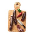 thumbnail image 1 of Tabla de cortar de cocina Sunnimix para casa de muñecas 1/6 resina 6.5x3.8cm, 1 of 7