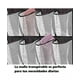 thumbnail image 5 of Zapatera Para Puerta De 24 Compartimentos Gris con negro Colgante, 5 of 5