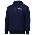 thumbnail image 2 of Unisex Dunbrooke  Navy New England Patriots Defender Quarter-Zip Hoodie, 2 of 3