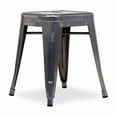 thumbnail image 2 of Nicer Furniture Industrial Backless 18" High Gunmetal Metal Stack Stools, 2 of 4
