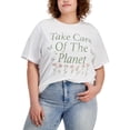 thumbnail image 1 of GRAYSON/THREADS T-Shirt Graphique pour Femmes "Take Care Of The Planet", Multicolore, Grande Taille, TTTG, 1 of 1