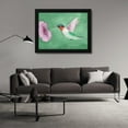 thumbnail image 3 of Alicia Ludwig 24x19 Black Modern Wood Framed Wall Art Titled - Fresco Hummingbird II, 3 of 6