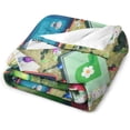 thumbnail image 4 of Pik-min Blanket 50x60 Inch Flannel Fleece Throw Blankets For Home Sofa Bed Style-34, 4 of 6