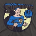 thumbnail image 2 of DC Superman 64 Women's T Shirt, Charcoal, X-Large, 2 of 6