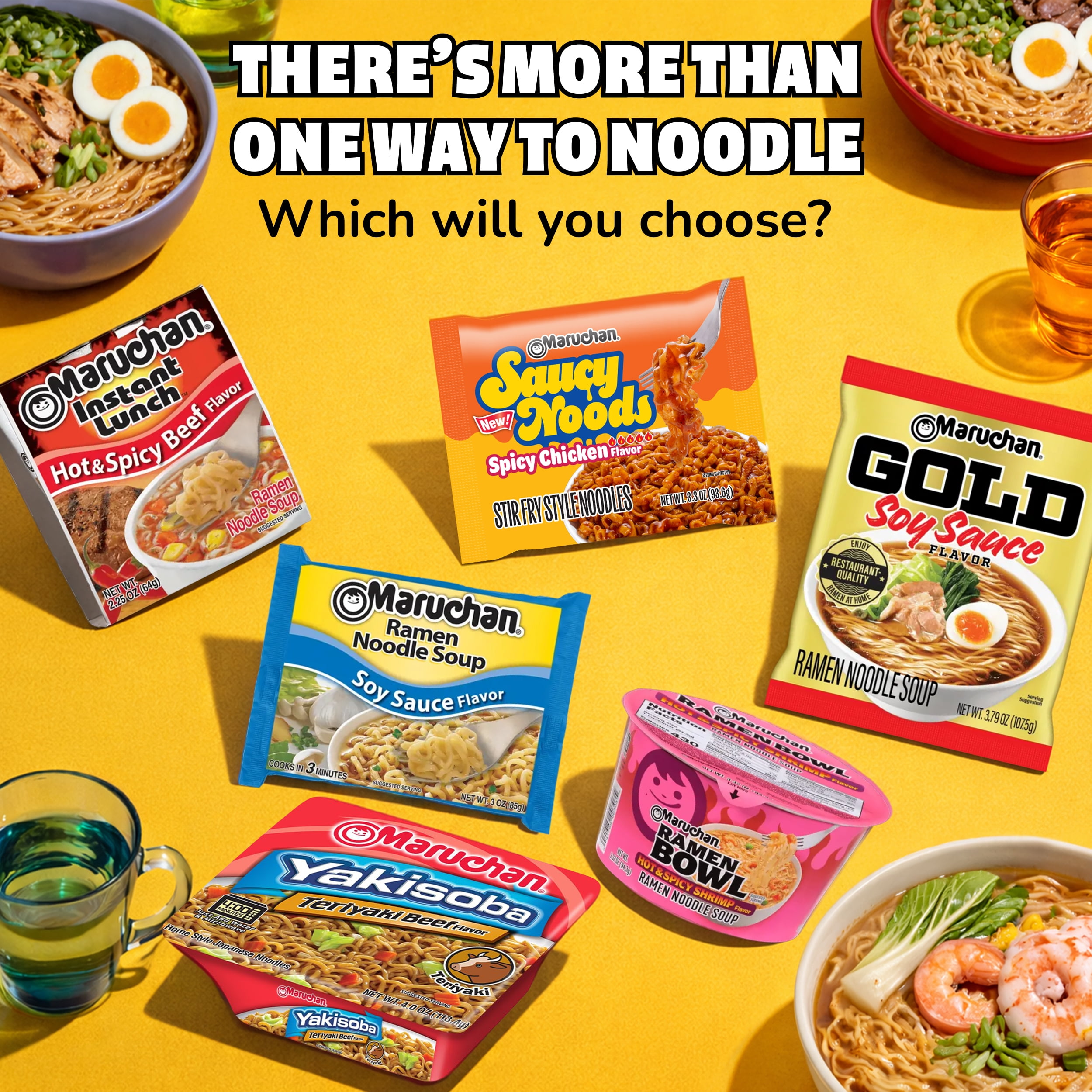 マルちゃん Maruchan Chicken Noodles (12) - Prepared soup - Walmart Business