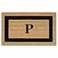 thumbnail image 3 of Nedia Home 33020P 36 x 20 in. SuperScraper Black Single Picture Frame Mat  Monogrammed P, 3 of 4