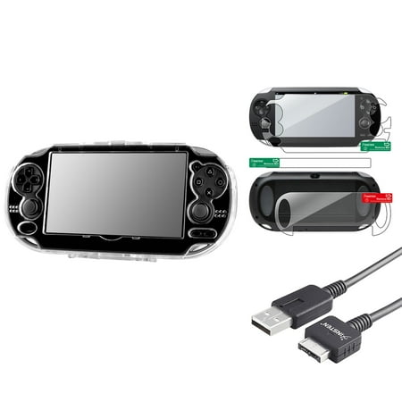Walmart Insten For Sony Playstation Ps Vita Clear Crystal Case Full Body Back Front Screen Protector Usb Cable From Walmart Daily Mail