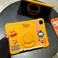 thumbnail image 4 of Cartoon Cute Kids Tablet Case For iPad Mini 1 2 3 4 5 6 7 Air 11 6 Pro 10.2 10.9 inch iPad Air Pro 11 2024 Silicone Winnie the Pooh Rotate Bracket Tablet Cover, 4 of 5