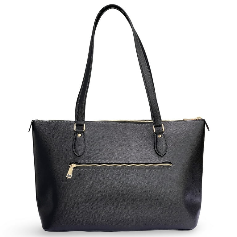 バッグ OLD COACH Large tote bag BLACK OLD COACH Vintage Shoulder Tote Bag Leather 4140 Black Used