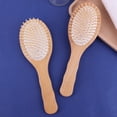 thumbnail image 5 of Cojín de aire antiestático de madera para la pérdida de cabello, peine redondo para bolsa de aire Ormromra, 5 of 5