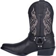 Dingo Mens Dragon Embroidery Square Toe Dress Boots Mid Calf