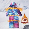 thumbnail image 4 of Elabch Snow Suit for Kids Girls Boys One Piece Snowsuit - Insulated Waterproof Windproof Outdoor Overalls Winter Jumpsuit Warm Jackets with Hood Snowboarding Ski Suits, Size 4-12Y, 4 of 9
