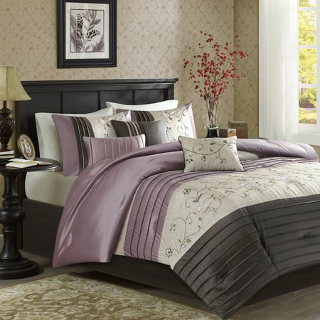 Purple Monroe Comforter Set (King) 7pc