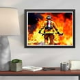 thumbnail image 2 of DIY 5D Diamond Art Painting by Number Kits Fire Fighter, Paint with Diamonds Arts Full Drill Wall Home Decor, 2 of 7