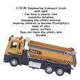 thumbnail image 3 of RC Construction Tractor, Music Alloy RC Engineering Transport Truck 1/32  For Garden, 3 of 8