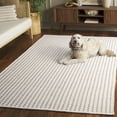 thumbnail image 3 of SAFAVIEH Cape Cod Rowina Wavy Striped Area Rug, Ivory/Beige, 6' x 9', 3 of 11