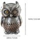 thumbnail image 2 of Metal Piggy Bank, Animal Shape Piggy Bank, Owl Piggy Bank For Kids And Adult Coin Collection1pcs-silver, 2 of 5