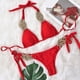 thumbnail image 2 of Conjunto de bikini sólido con estilo para mujer, traje de baño de dos piezas, traje de baño sólido, ropa de playa OAVQHLG3B Store  lin121212, 2 of 4