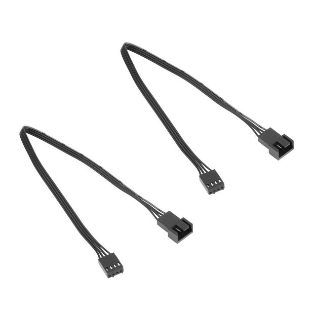 Línea Eléctrica 2 uds placa base 4 pines hembra a PWM ventilador 4 pines macho Cable adaptador de corriente Ehuebsd Para estrenar