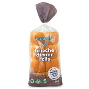 bakerly Brioche Dinner Rolls, Non GMO, Free from Artificial Flavors, Free from High Fructose Corn Syrup