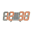 thumbnail image 3 of DOLITY Digital Alarm Clock Large LED Display Multifunctional Mini Clock Table Clock for White and Orange, 3 of 9