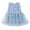 Blue, variant on GYRATEDREAM Toddler Girls Princess Dress Lace Floral Print Dress Crew Neck Tutu Tulle Skirt Summer Dresses for 19-24M