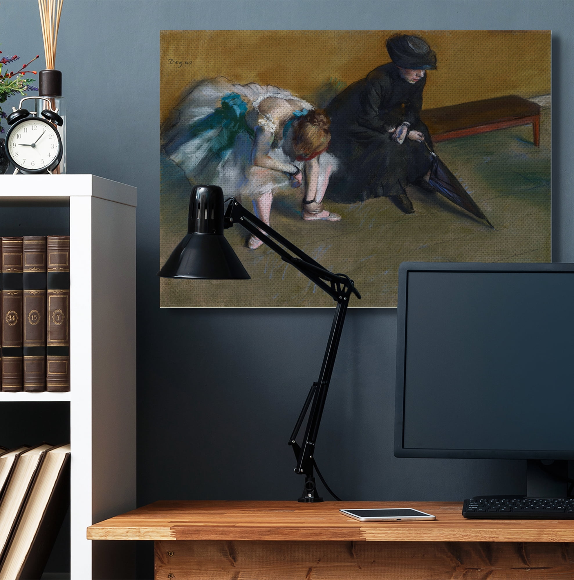 Stupell Home Décor Ballet Break Classic Painting Canvas Wall Art by Edgar Degas