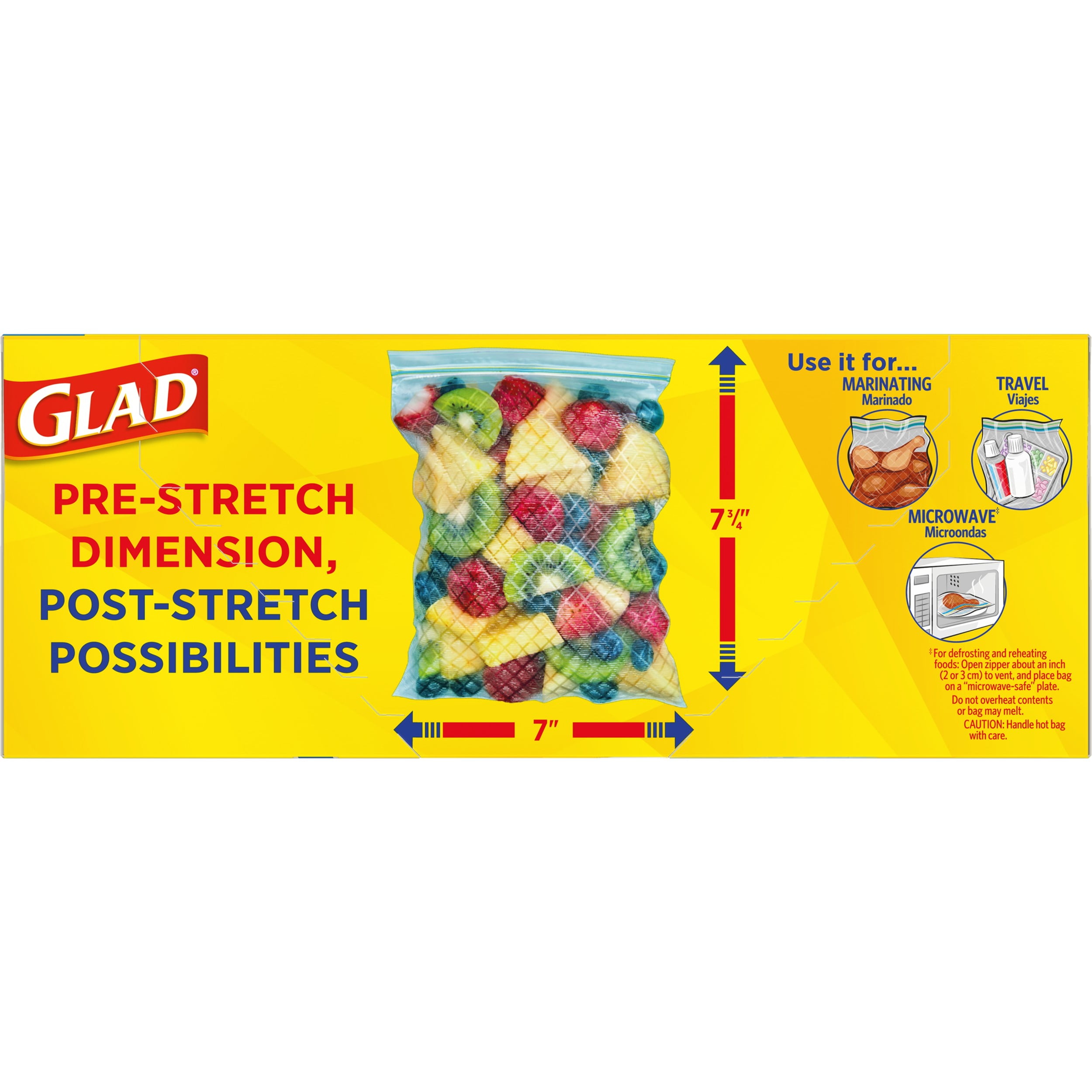 Glad Small Freezer Bags 50 Pack