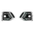 thumbnail image 3 of Car Silver+black Front Left Bumper Fog Light Cover Bezel Grille With Hole For Q5 2021 2022, 3 of 5