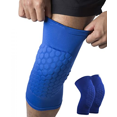 thumbnail image 1 of HiRui Knee Pads for Kids Youth Adult, Basketball Baseball Knee Brace Knee Support, Collision Avoidance Kneepad Compression Knee Sleeve for Volleyball Football Cycling Running (Blue, M), 1 of 4
