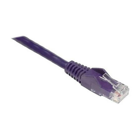 Tripp Lite 10' Cat6 RJ45/RJ45 Snagless Molded Patch Cable Purple N201-010-PU