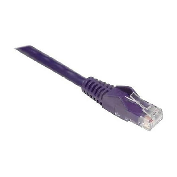 Tripp Lite 10' Cat6 RJ45/RJ45 Snagless Molded Patch Cable Purple N201-010-PU