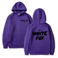 thumbnail image 1 of Sudadera con capucha de zorro blanco para mujer, suéter suelto de moda con letras impresas, sudadera informal Harajuku de manga larga, 1 of 5