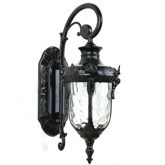 Outdoor Wall Mounted Light Fixture Exterior Waterproof Sconce Porch Lamp Black E26