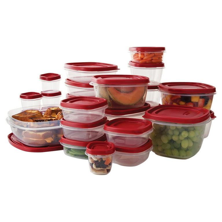 Rubbermaid 50-Piece Easy Find Lid Food Storage Containers