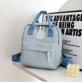 thumbnail image 1 of Mini mochila de lona Simple para padres e hijos, bolso escolar para mamá, Mochila pequeña para mujer, bolso para pañales para bebé, 1 of 4