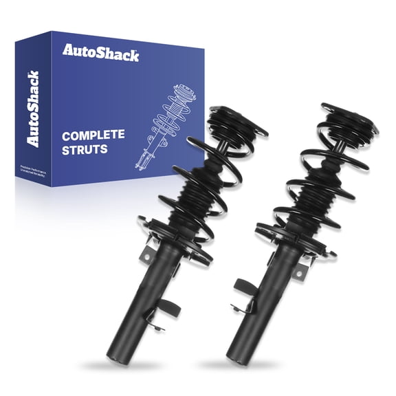 AutoShack Front Complete Strut & Coil Spring Left & Right Replacement for 2013-2018 Ford Focus 2-PC Set
