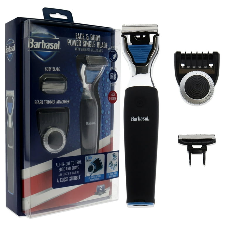 Barbasol Power Single Blade with Beard Trimmer 1 Pc Trimmer