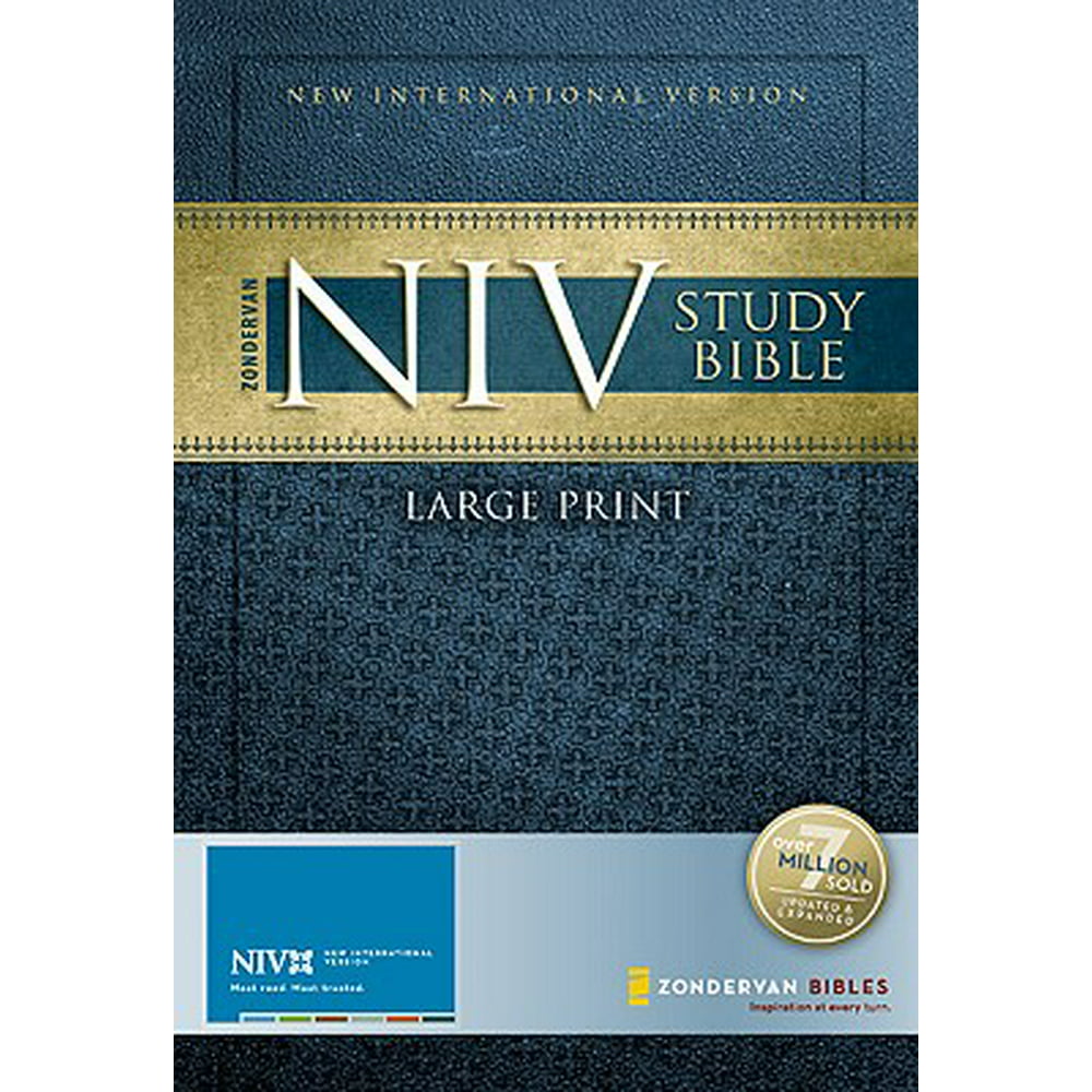 Study Bible Niv Large Print