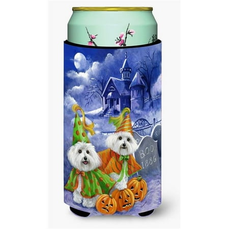 

Bichon Frise Halloween Haunted House Tall Boy Hugger