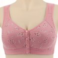 thumbnail image 6 of beishanbush Clothing Bra Under $5 Women Lace Front Button Shaping Cup Adjustable Shoulder Strap Large Size Bra, 6 of 6
