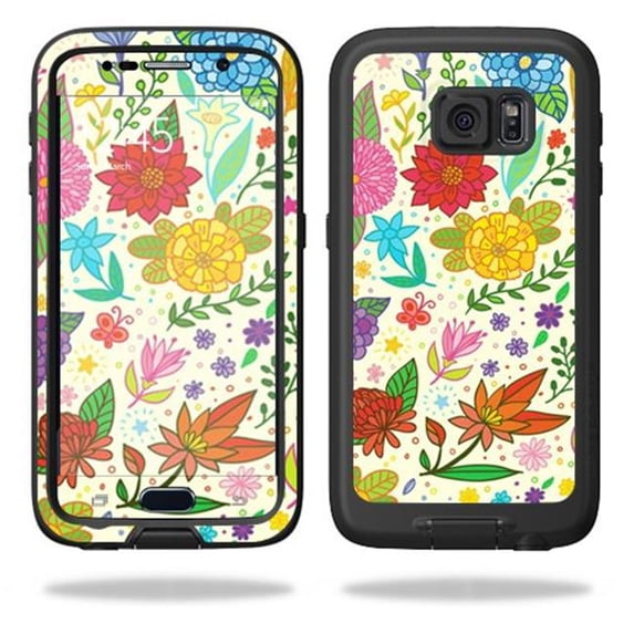 MightySkins LIFSGS6-Flower Garden Skin for Lifeproof Samsung Galaxy S6 Case Fre Wrap Cover Sticker - Flower Garden