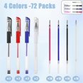 thumbnail image 3 of 8 Pcs Heat Erasable Pens for Fabric with 64 Refills, Fabric Marking Pens for Sewing, Quilting, Embro, 3 of 5