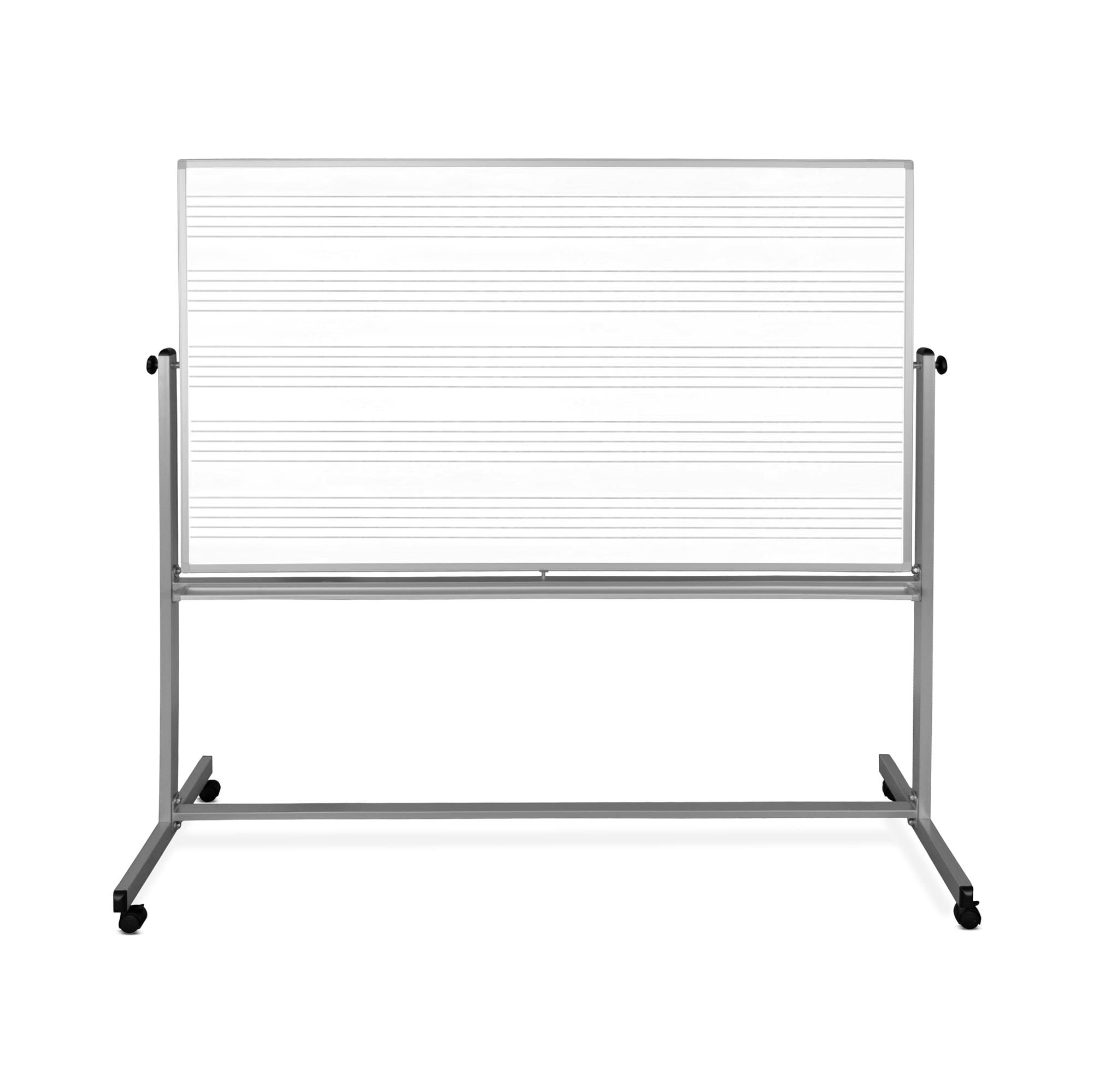 A-TO-Z SUPPLY MB7248MW 72"W x 48"H Mobile Music Whiteboard / Whiteboard