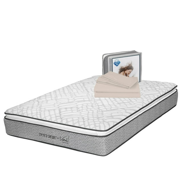 Colchón King Size Vail Restonic + 1 Juego de sábanas