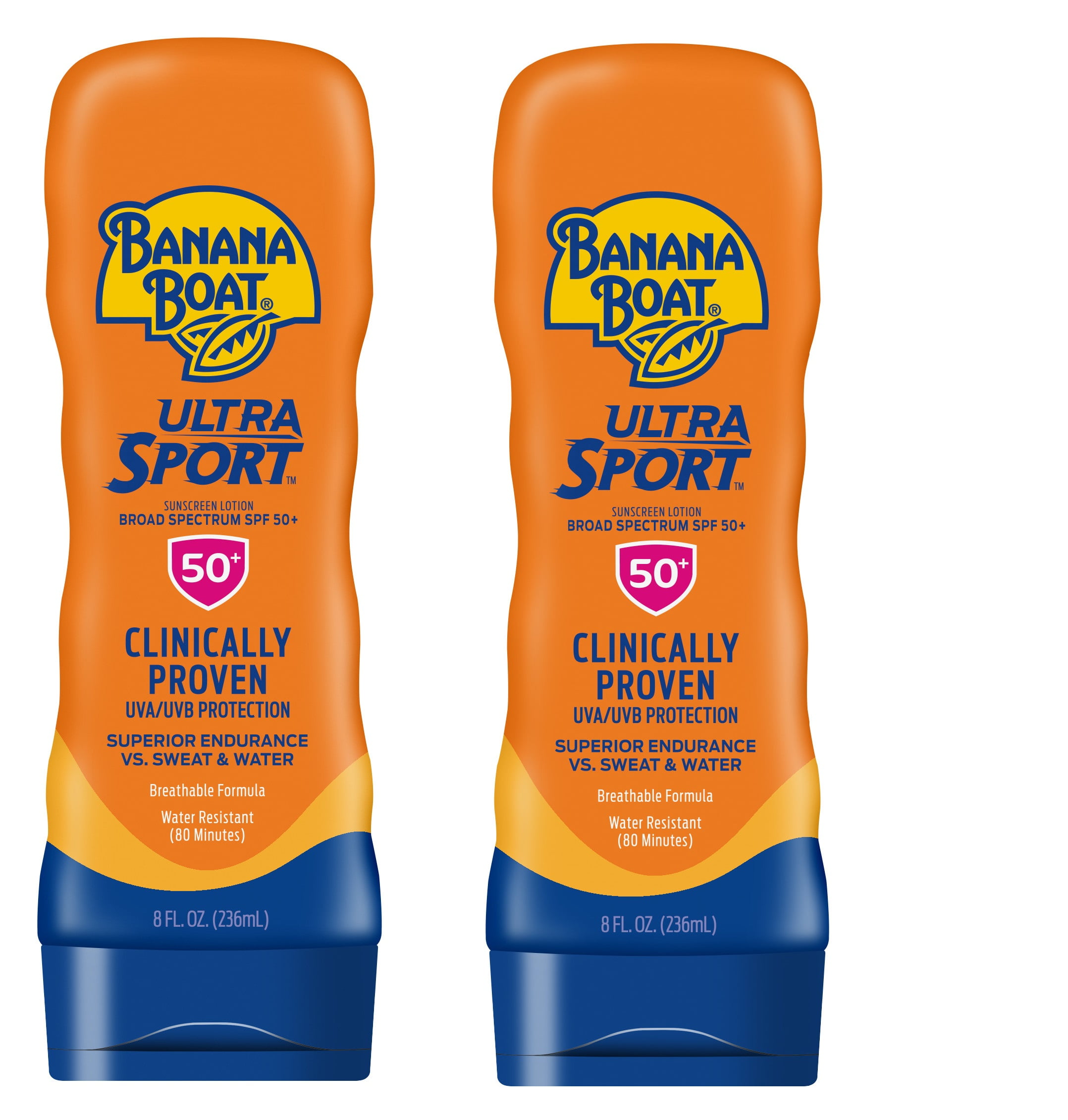 Banana Boat Ultra Sport Sunscreen Lotion SPF 50+, 8 oz