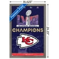 thumbnail image 3 of NFL Kansas City Chiefs - Super Bowl LVIII Team Logo Wall Poster, 14.725" x 22.375" Framed, 3 of 5