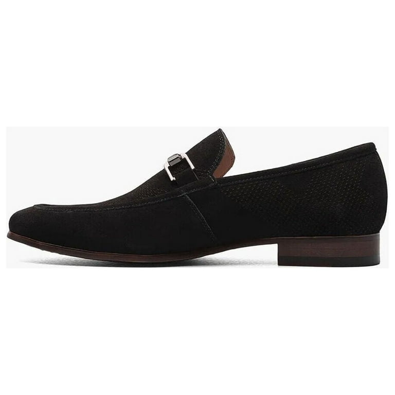 Stacy adams clearance black suede loafers