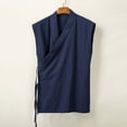 thumbnail image 1 of HUITKMM Men Tank Top Men's Solid Color Fashion Straps Japanese Men's Linen Men's Cloth, 1 of 8