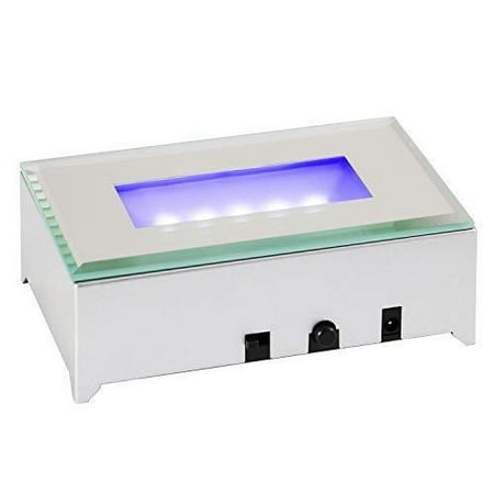 Arm Display Light (IFOLAINA LED Light Base Multicolor Lighted Stand for Crystal Art Display Rectangle Stand with US Power)
